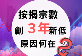 按揭宗數創３年新低　原因何在？